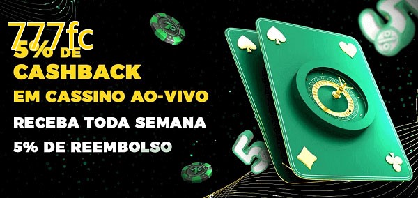 Promoções do cassino ao Vivo 777fc